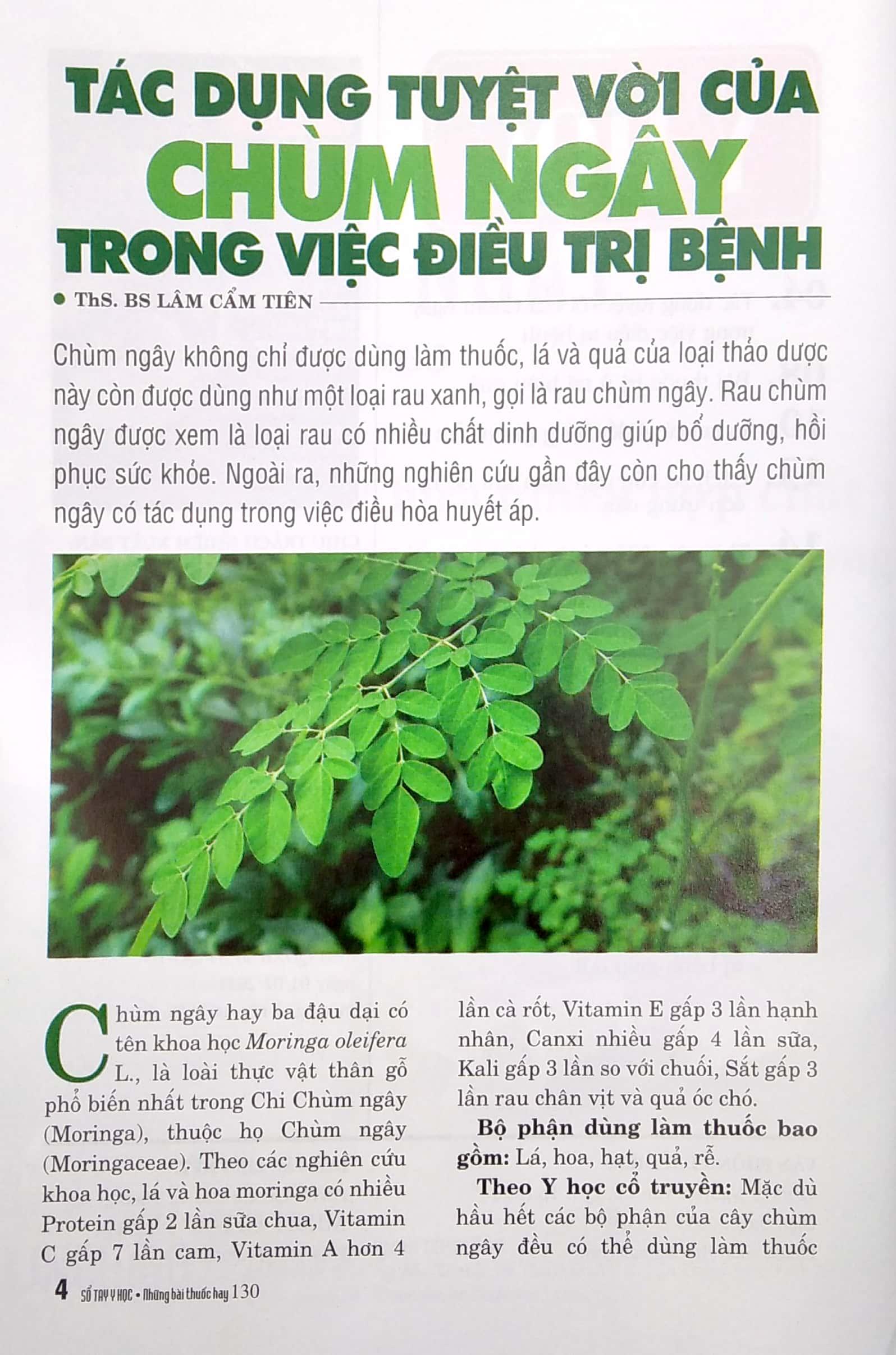 Sổ Tay Y Học - Những Bài Thuốc Hay 130