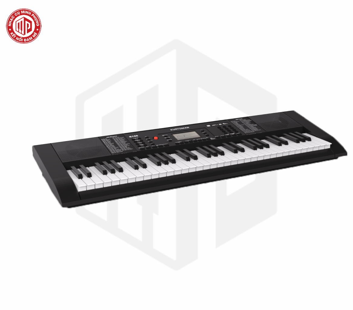 Đàn Organ điện tử/ Portable Keyboard - Kzm Kurtzman K150 - Best keyboard for Beginner - Màu đen (BL) - Hàng chính hãng