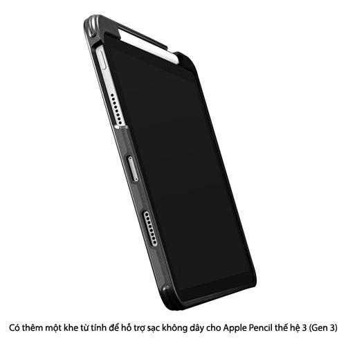 BAO DA TOMTOC TỪ TÍNH ĐA GÓC VERTICAL SẠC KHÔNG DÂY A.PENCIL FOR IPAD PRO 12.9-INCH M1 2021