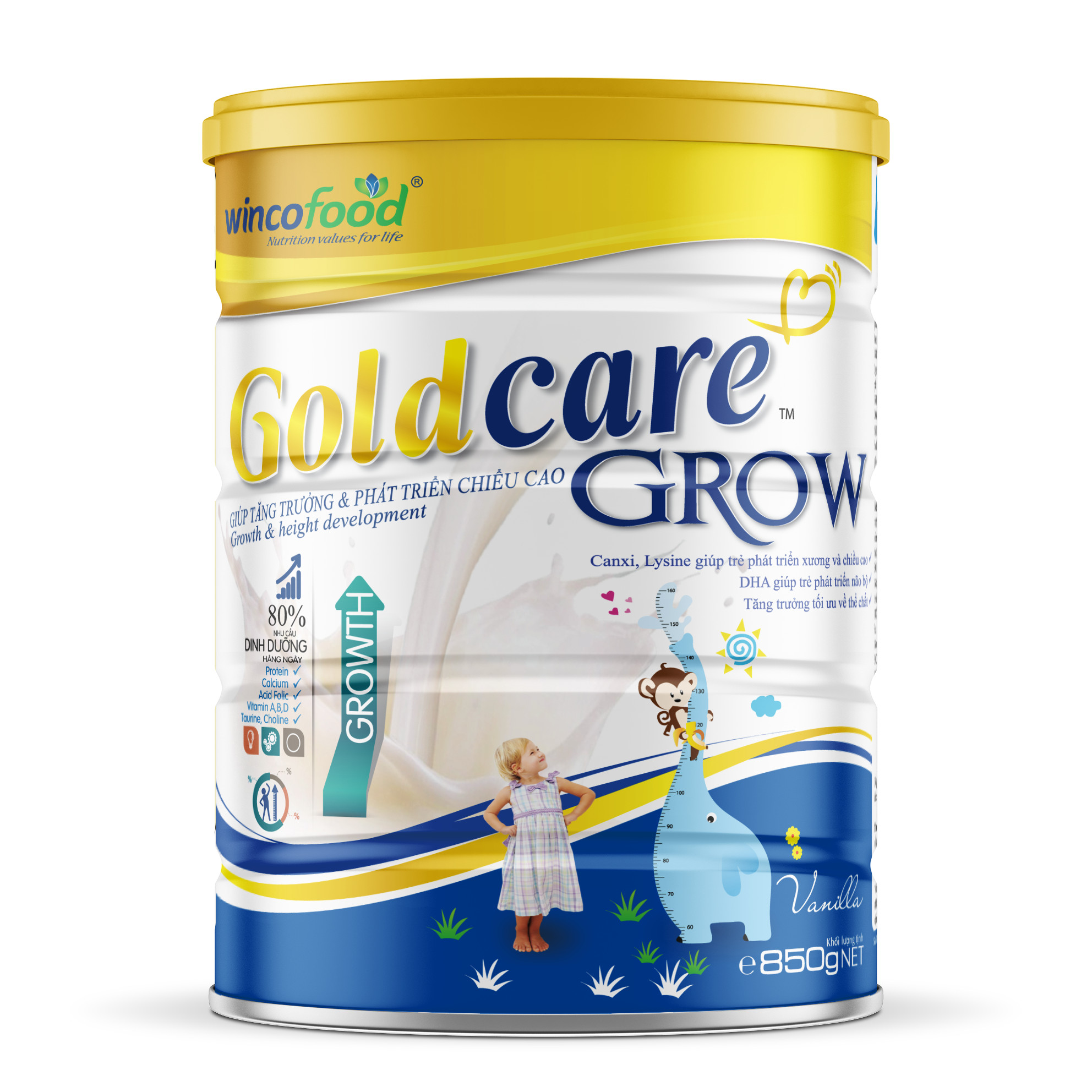 Hình ảnh Sữa bột Wincofood Goldcare Grow 