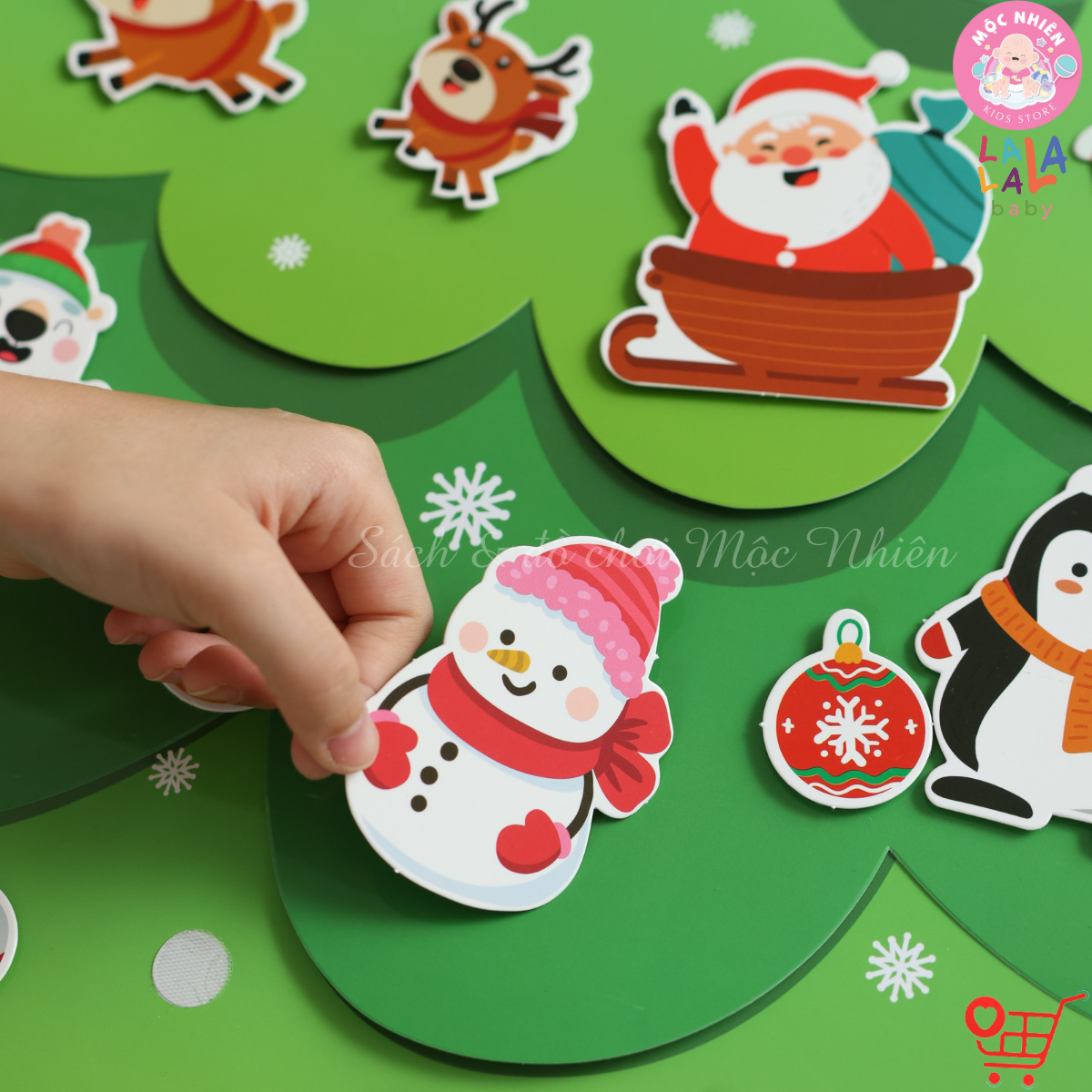 Cây Thông Noel Treo Tường 3D LalaXmas Tree - Đồ Chơi Thủ Công Cho Bé Lalala Baby