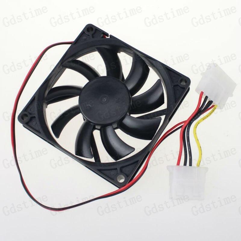 1 Pcs Gdstime 1 Wires 4pin 8011 11V DC 80mm x 11mm Computer Case Cooling Fan 80x80x11mm 8cm