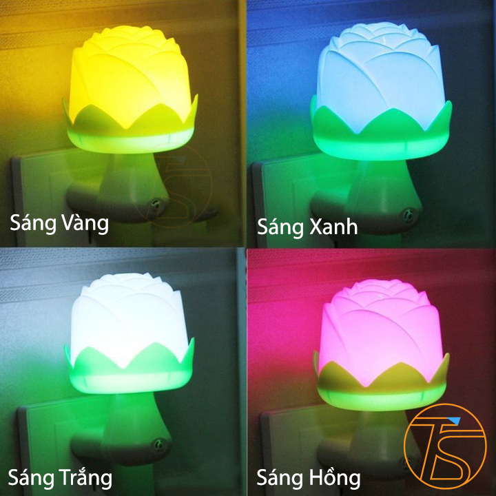 Đèn Ngủ Led Cảm Ứng Ánh Sáng Tắt Mở Tự Động Thông Minh Tiết Kiệm Điện Năng Chỉ 0.1W