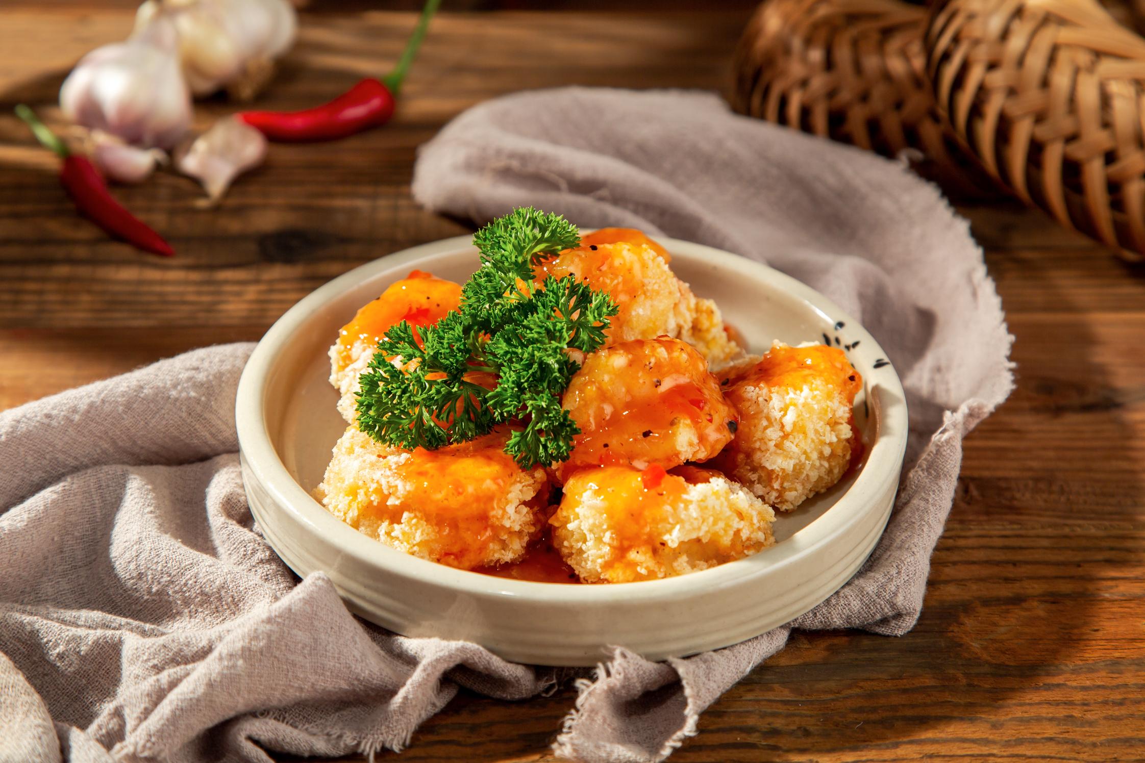 Tôm chiên Hoàng bào - 400g