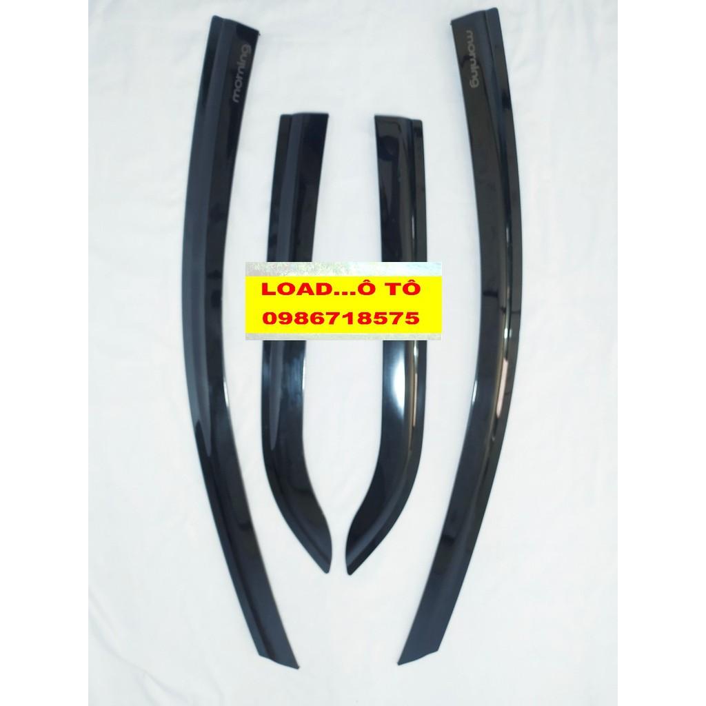 Vè che mưa Xe KIA Morning 2013-2020 nhựa ABS cao cấp, Có Trang Bị Sẵn Keo Dán 3M