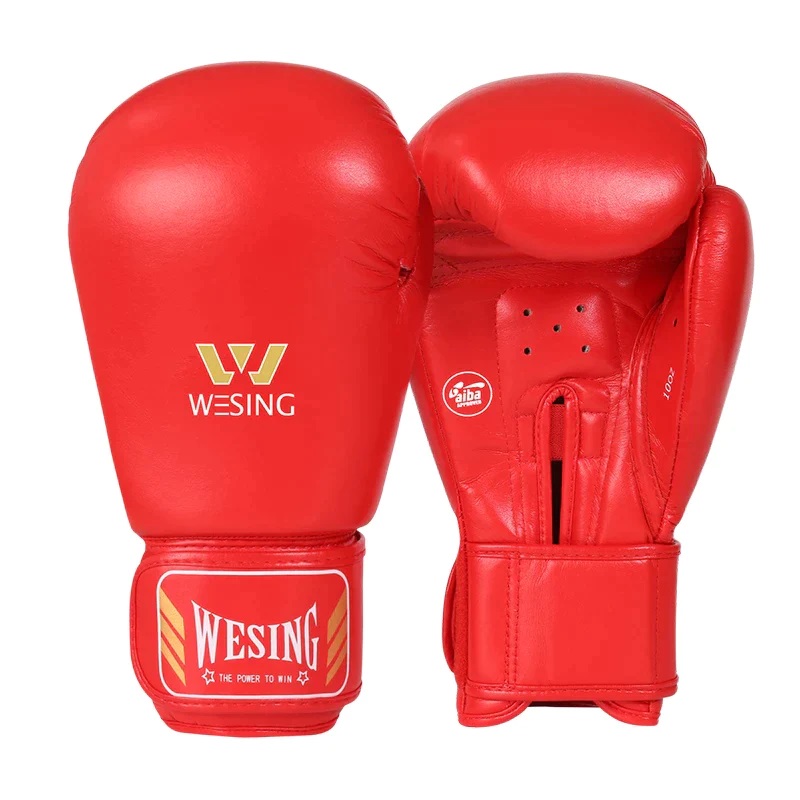 Găng Tay Wesing Microfiber Leather Đỏ - Boxing/ MuayThai/ Kickboxing Training