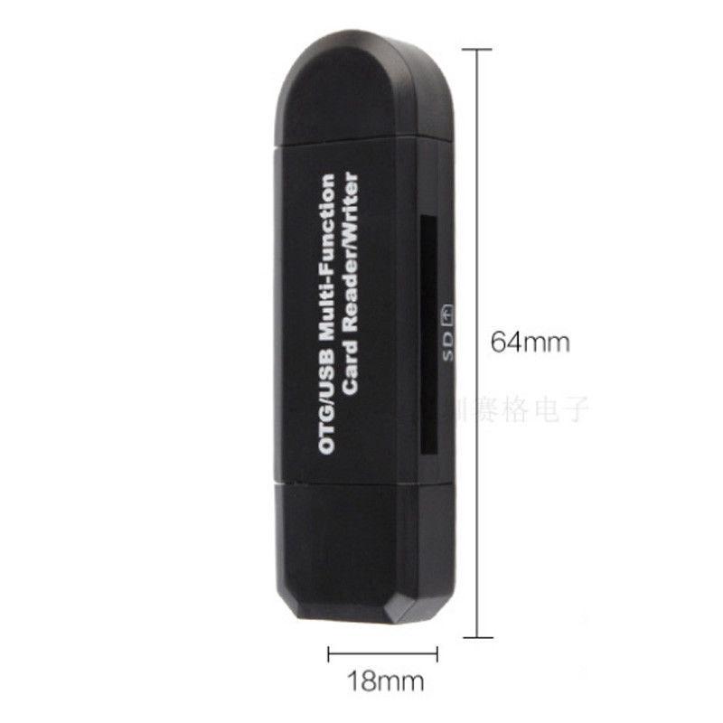 Đầu đọc thẻ nhớ USB OTG sang USB 2.0 SD / Micro SD