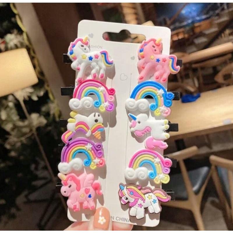 Set kẹp mái hoa quả, hình dễ thương cho Bé gái