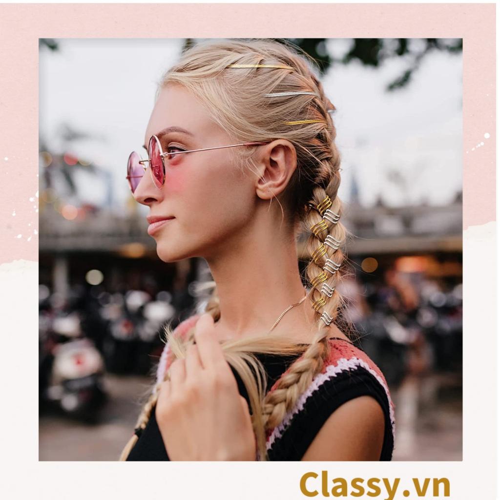 CUỘN 10 MÉT Dây Ruy băng Classy hợp kim nhôm không co giãn kim tuyến mảnh, dùng Q563