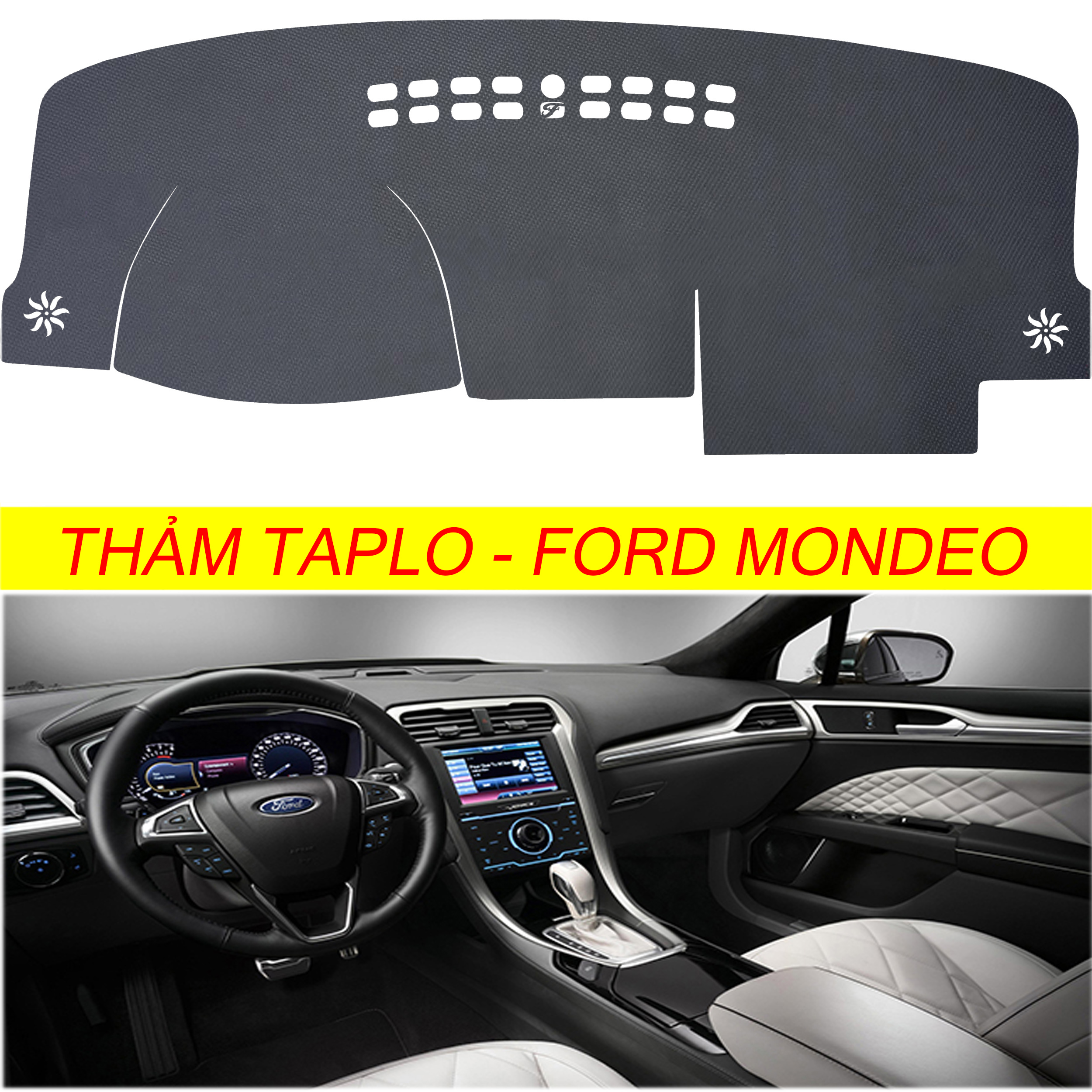 Thảm taplo da cacbon,vân gỗ, da lộn, da pu mới nhất, chuẩn form