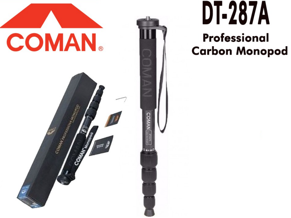 Chân máy ảnh Monopod Coman DT-287A, Hàng chính hãng