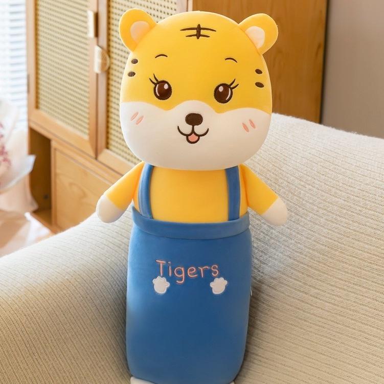 Gối ôm hổ yếm cao cấp - QCCC - mềm mịn cho bé - 65cm