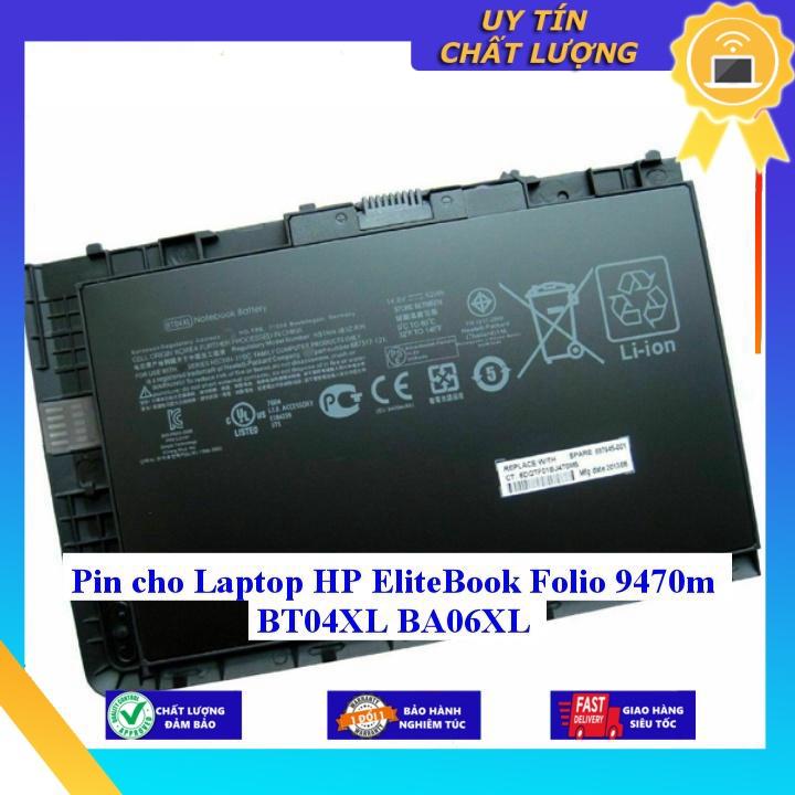 Pin cho Laptop HP EliteBook Folio 9470m BT04XL BA06XL - Hàng Nhập Khẩu New Seal