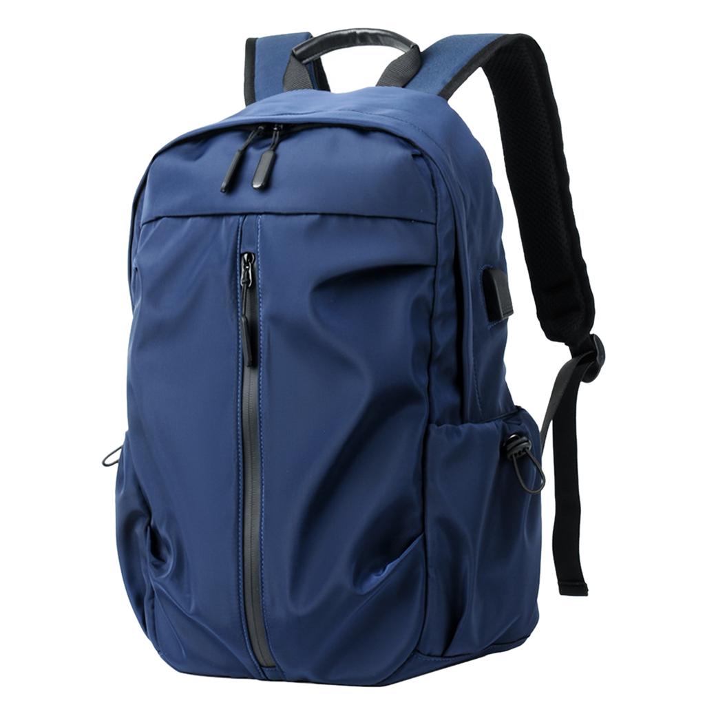 Backpack for Men, Outdoor Travel Laptop Backpack with USB Charging Port, Durable Water Resistant Computer Laptop Business Bag Fits 15.6 Inch Computer