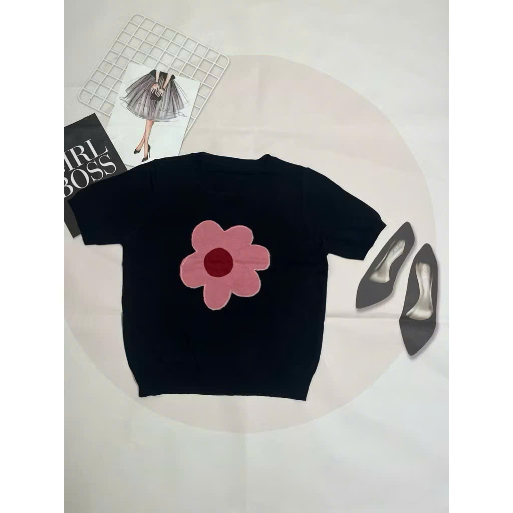 Áo len mongtoghi QC,áo len dệt kim nữ hàng thanh lý mới họa tiết dễ thương size 45-57kg