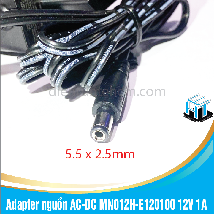 Adapter nguồn AC-DC MN012H-E120100 12V 1A loại tốt