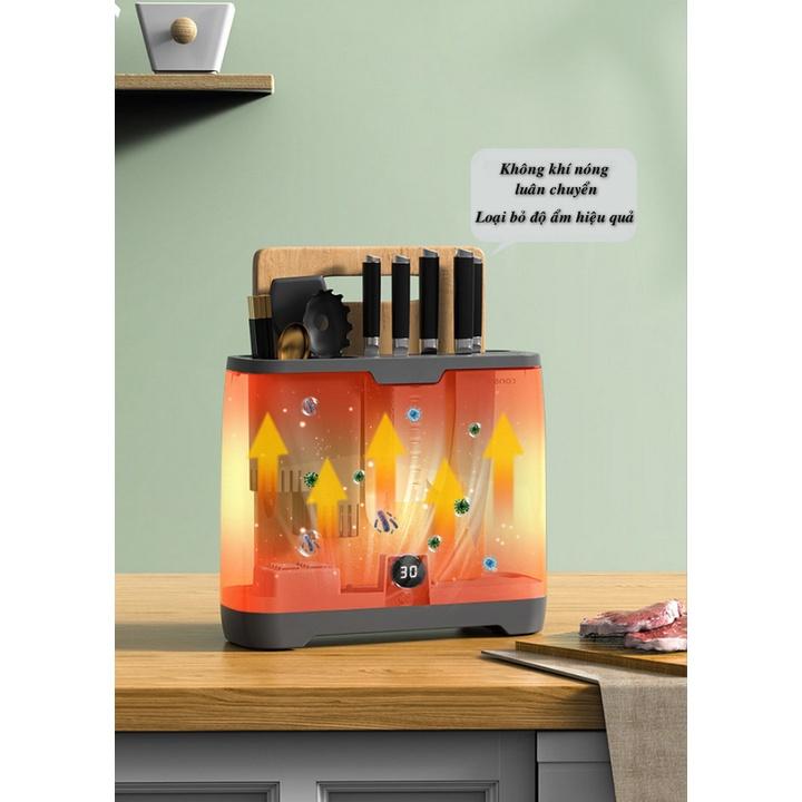 Bộ Khử Trùng Dao Thớt GermanTech UV Thế Hệ Mới, Có Làm Khô - Home and Garden