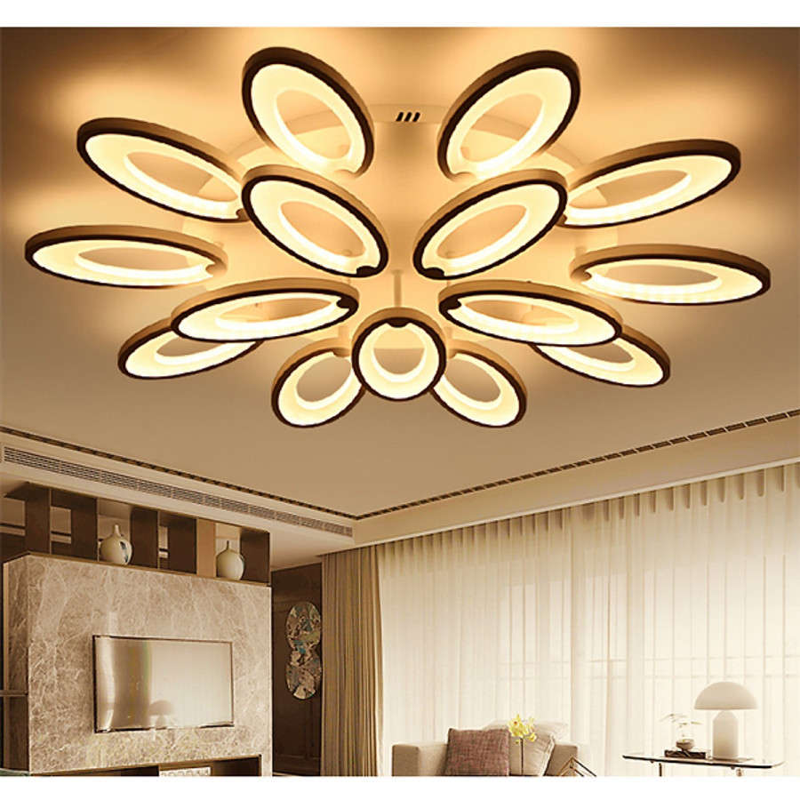 Đèn trần - Đèn ốp trần đèn trang trí LED hoa đồng tiền 15 cánh LIGHTING