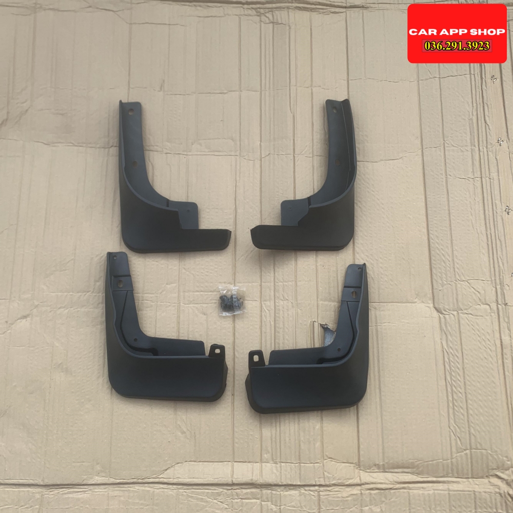 Chắn Bùn Toyota Wigo Đời 2018-2021 Chất liệu Nhựa Dẻo Tặng kèm Ốc Vít ,Bộ 4 Chiếc Hàng Loại 1