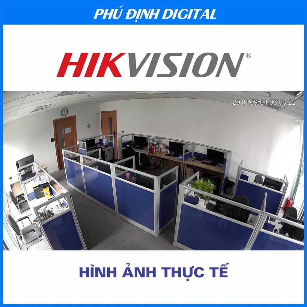 Trọn Bộ Camera Hikvision quan sát trong nhà ngoài trời chống trộm chính hãng Full phụ kiện - Hàng Chính Hãng