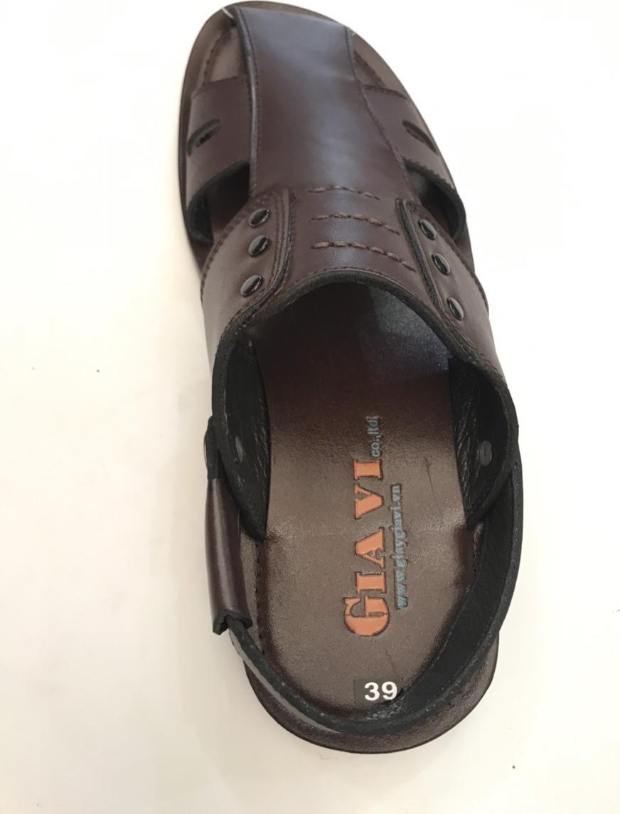 Giày Sandal Nam Giavi Da SDR8064N