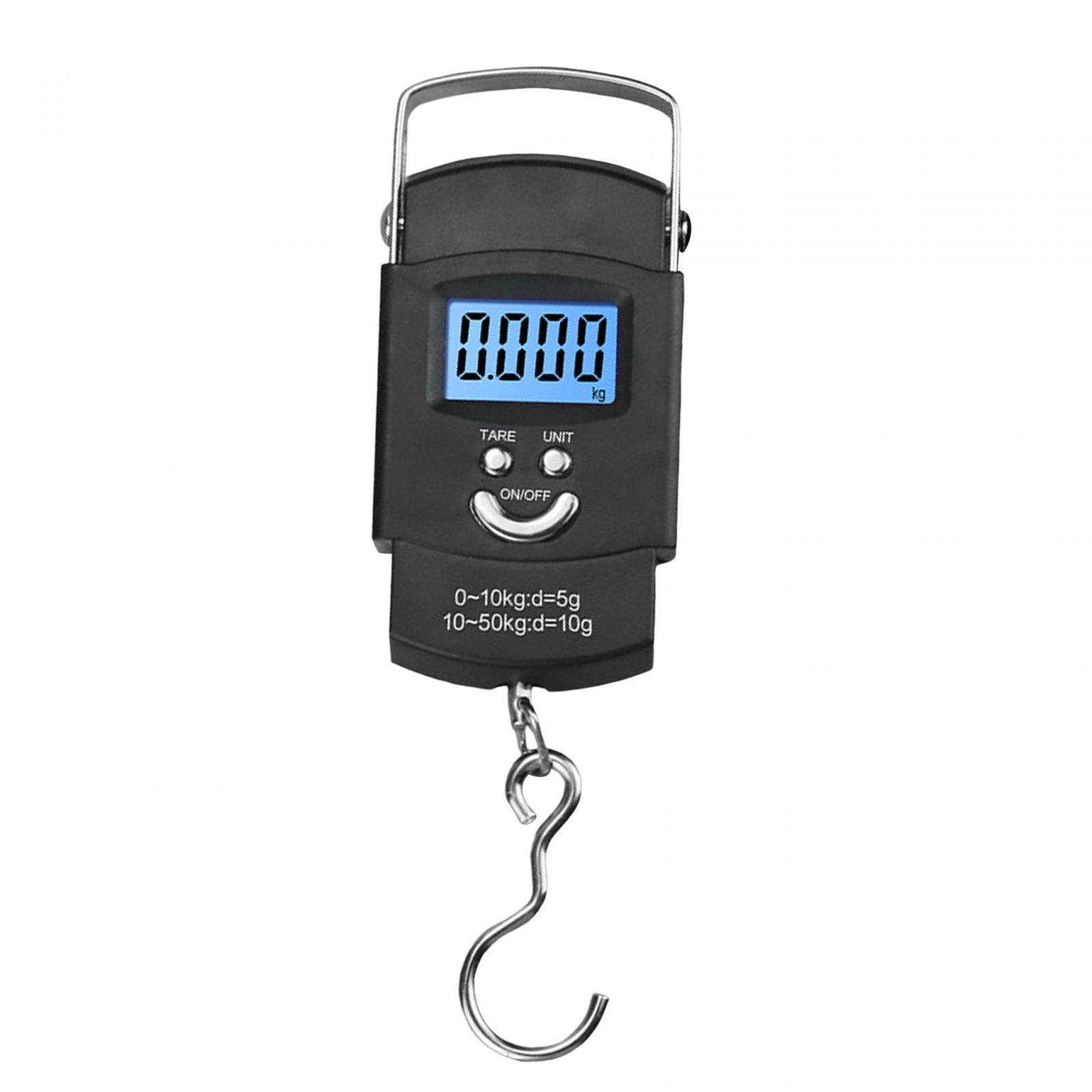 Fishing Digital Scale Hanging Travel Bag Backlight LCD Screen Suitcase Scale