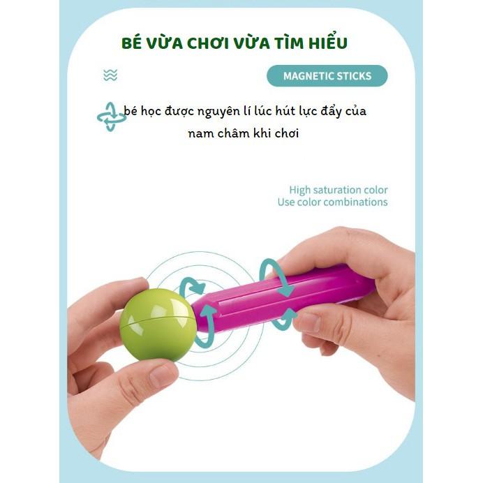 ĐỒ CHƠI GHÉP HÌNH NAM CHÂM CHO BÉ YÊU MAGNETIC STICKS