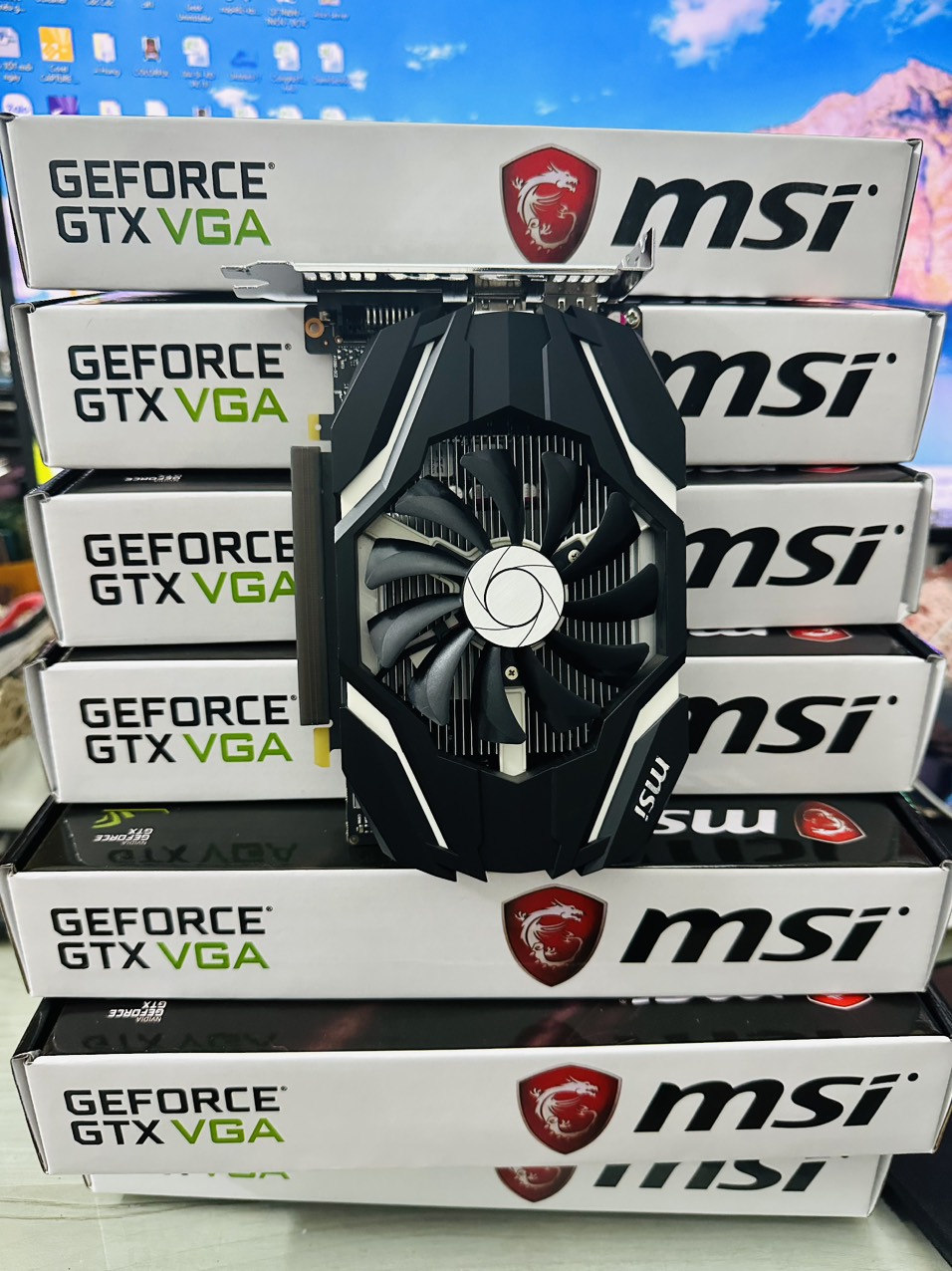 VGA (Cạc màn hình) MSI Geforce GTX 1050Ti 4GB/D5/1FAN (HÀNG CHÍNH HÃNG)