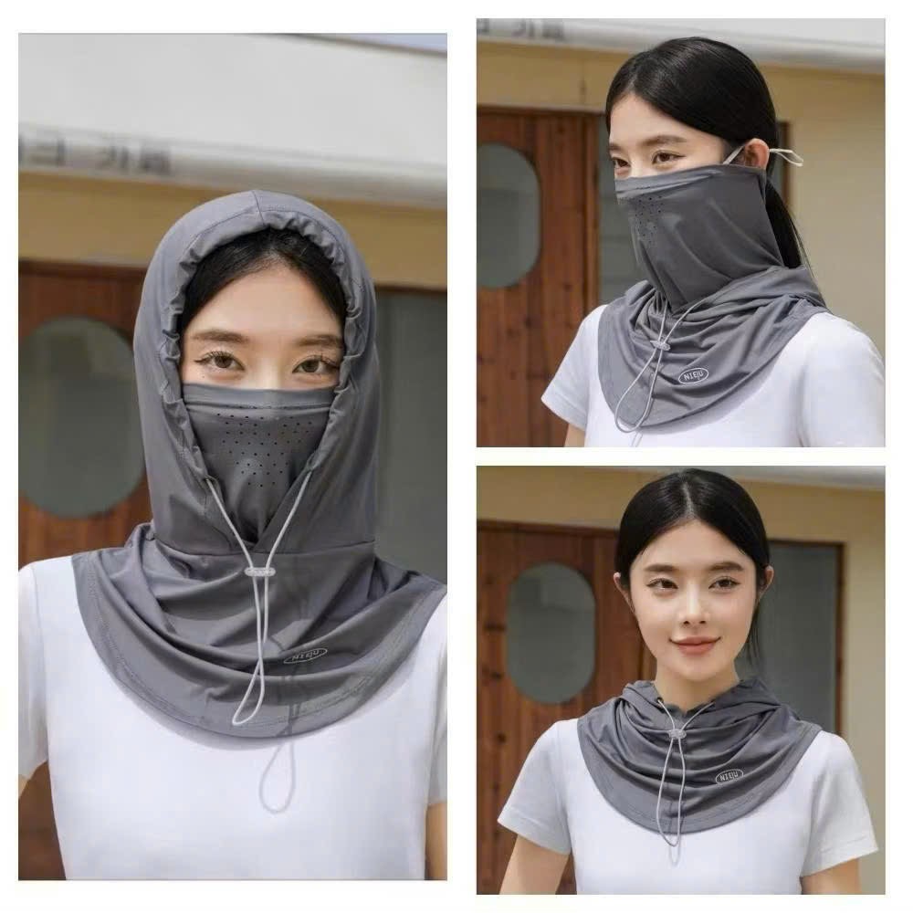 Mũ Chống Nắng Thoáng Khí, Mũ Thể Thao Ngoài Trời Có Khăn Choàng - HÀNG CHÍNH HÃNG MINIIN
