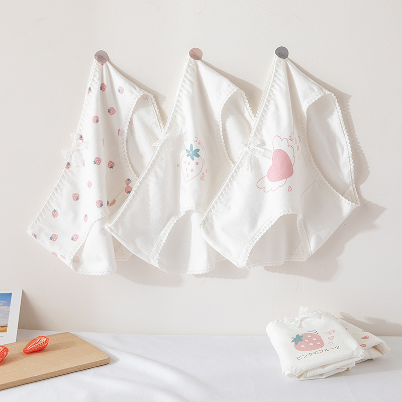 Quần lót nữ cotton cao cấp quả dâu thoáng khí co giãn kháng khuẩn 229 - HaSong