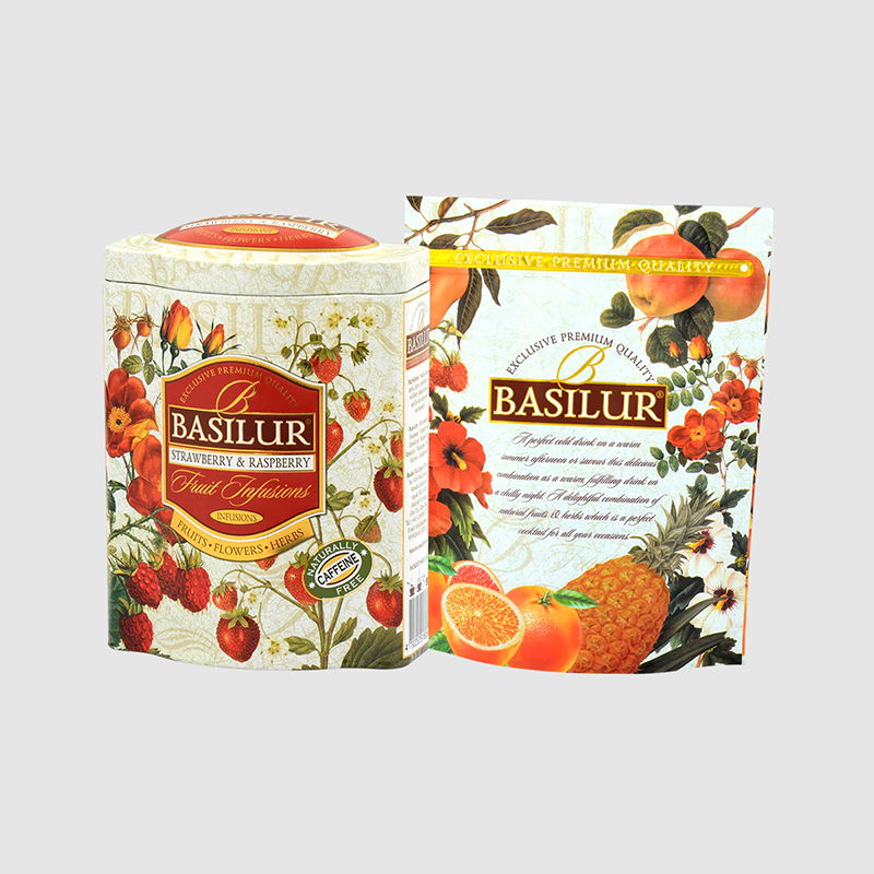 Trà trái cây Basilur vị dâu tây & dâu rừng - 100g