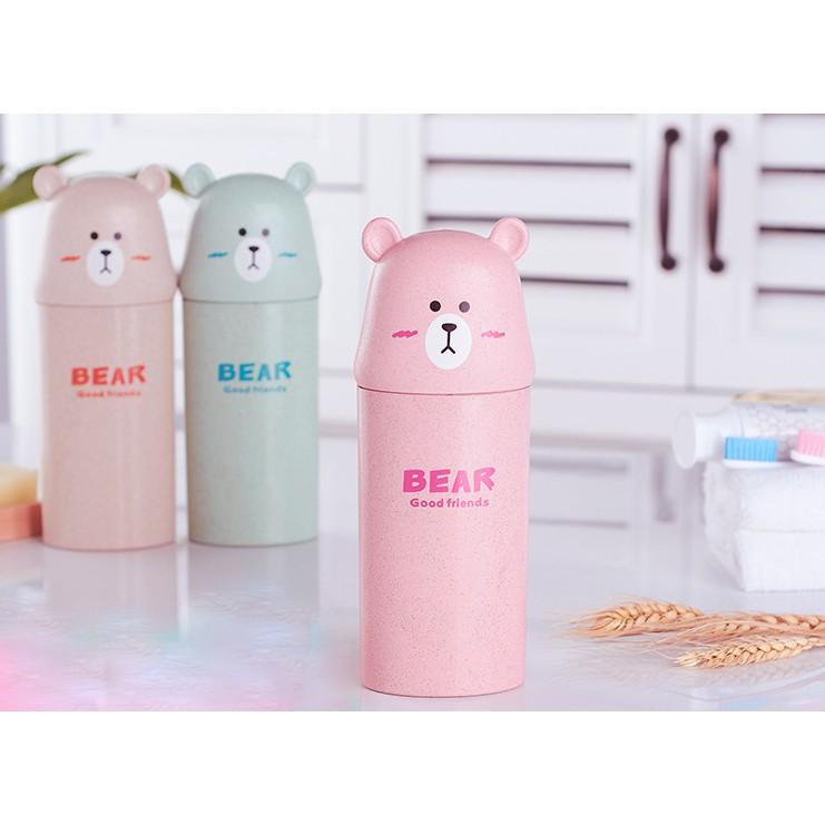 Hộp Đựng Bàn Chải Và Kem Đánh Răng Hình Gấu