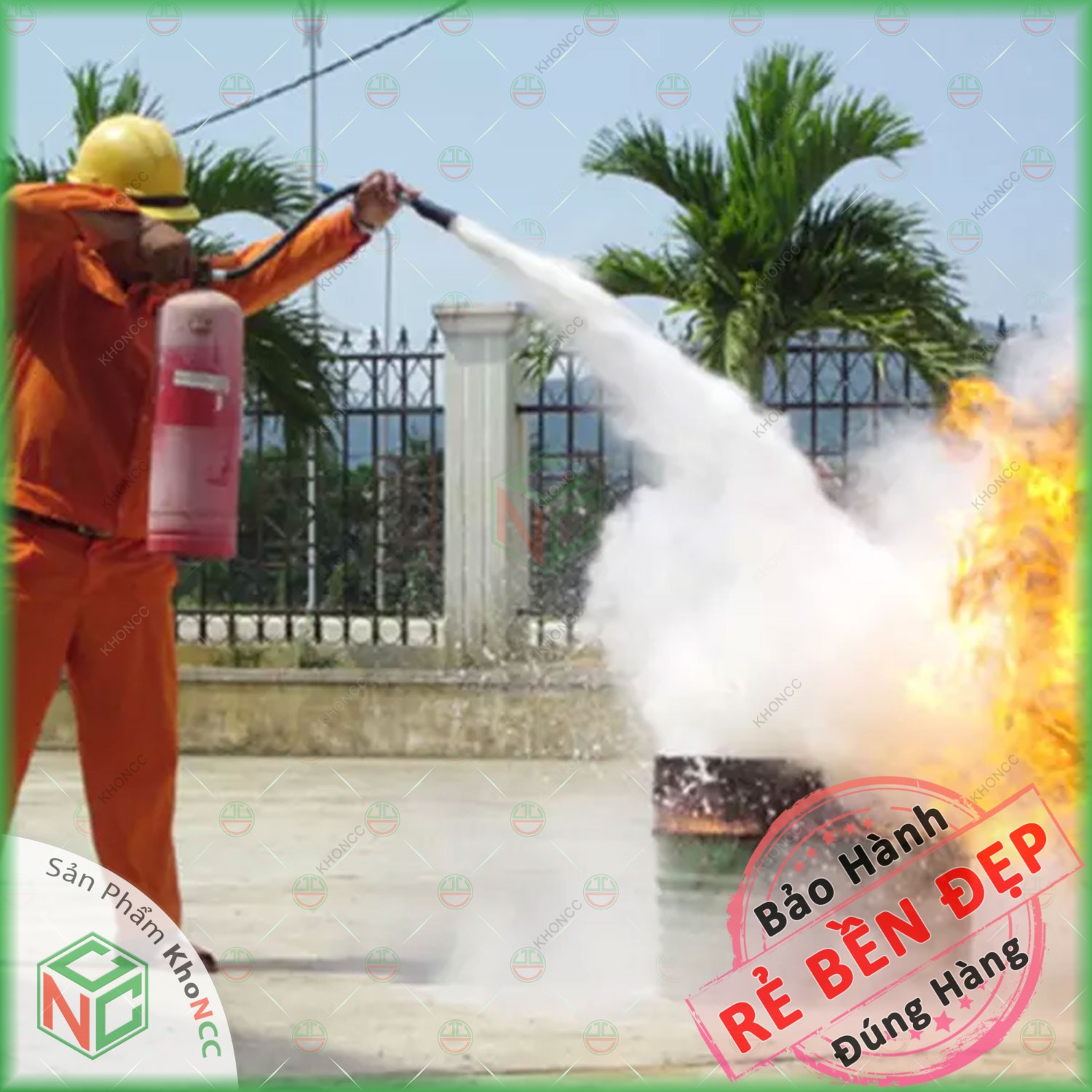 Bình Chữa Cháy KhoNCC - Dạng Bột Khô ABC MFLZ-4Kg - Phòng Cháy Chữa Cháy PCCC Cần Thiết Cho Mọi Gia Đình - Xưởng - Văn Phòng - NLVQ-BCC4