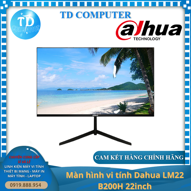 Màn hình vi tính Dahua LM22 B200H 22inch (21,45&quot; FHD 75Hz , HDMI + VGA) - Hàng chính hãng DSS phân phối