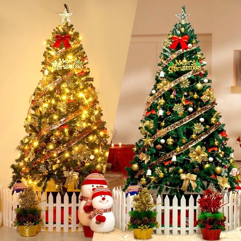 cây thông noel 150cm kèm bộ phụ kiện đầy đủ trong cây thông