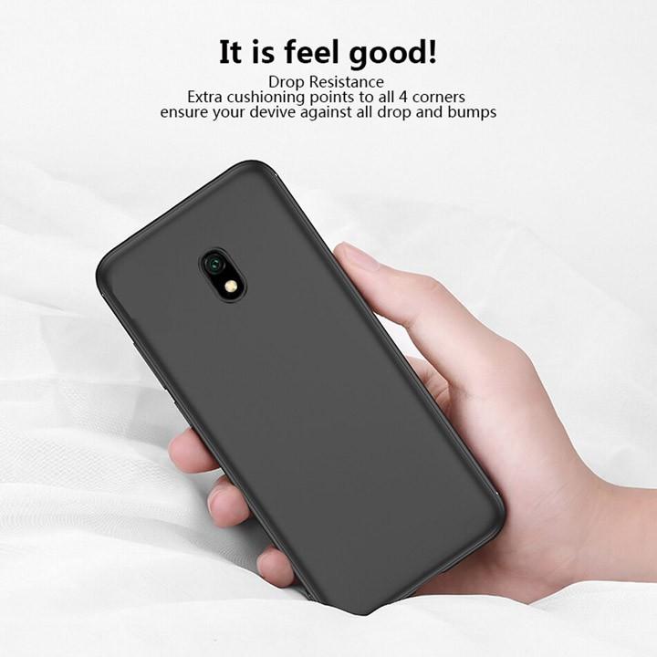 Ốp lưng Xiaomi Redmi 8A silicon màu không ố vàng