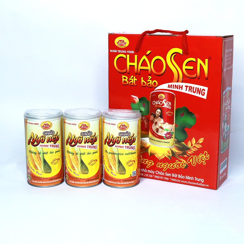 Cháo ngô nếp Minh Trung Lốc 3 lon