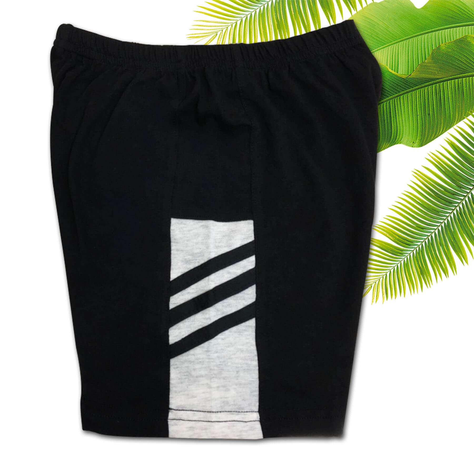 Quần Đùi Bé Trai Catrio Màu Đen Là Quần Đùi Thun Trẻ Em Từ 20Kg... 30Kg 40Kg 50Kg 60Kg... 70Kg, Vải 100 Cotton Đạt Chuẩn Xuất Khẩu, Khi Kết Hợp Với Áo Phông Ngắn Tay Thành Bộ Đồ Mùa Hè Bé Trai Mặc Rất Thoáng Mát Và Hạnh Phúc - Size 1140Kg44Kg - Đen