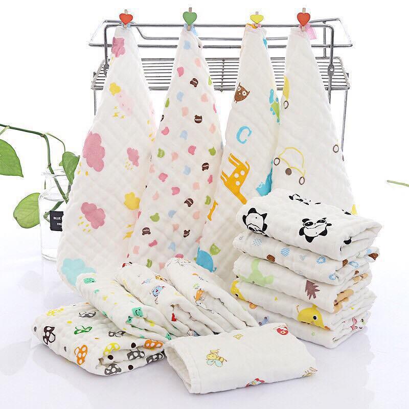 Khăn mặt xô 6 lớp hàng đẹp