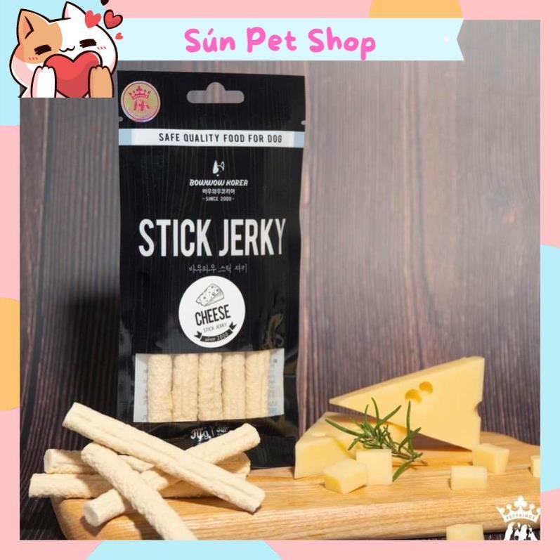 Bánh thưởng dạng que Bowwow Stick Jerky cho chó - Snack cao cấp cho thú cưng