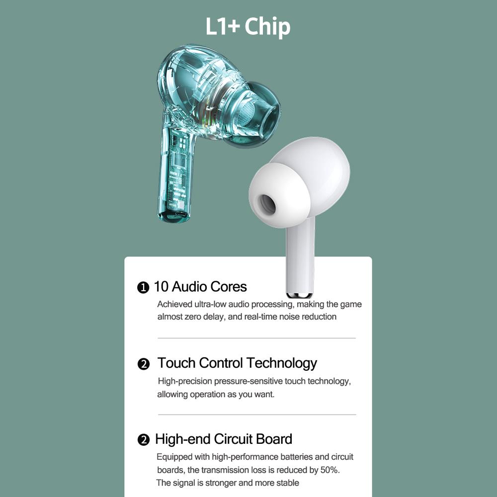 Tai nghe nhét trong tai ANC Thể thao với điều khiển cảm ứng thông minh Hỗ trợ sạc không dây Letv Ears Pro TWS BT5.0