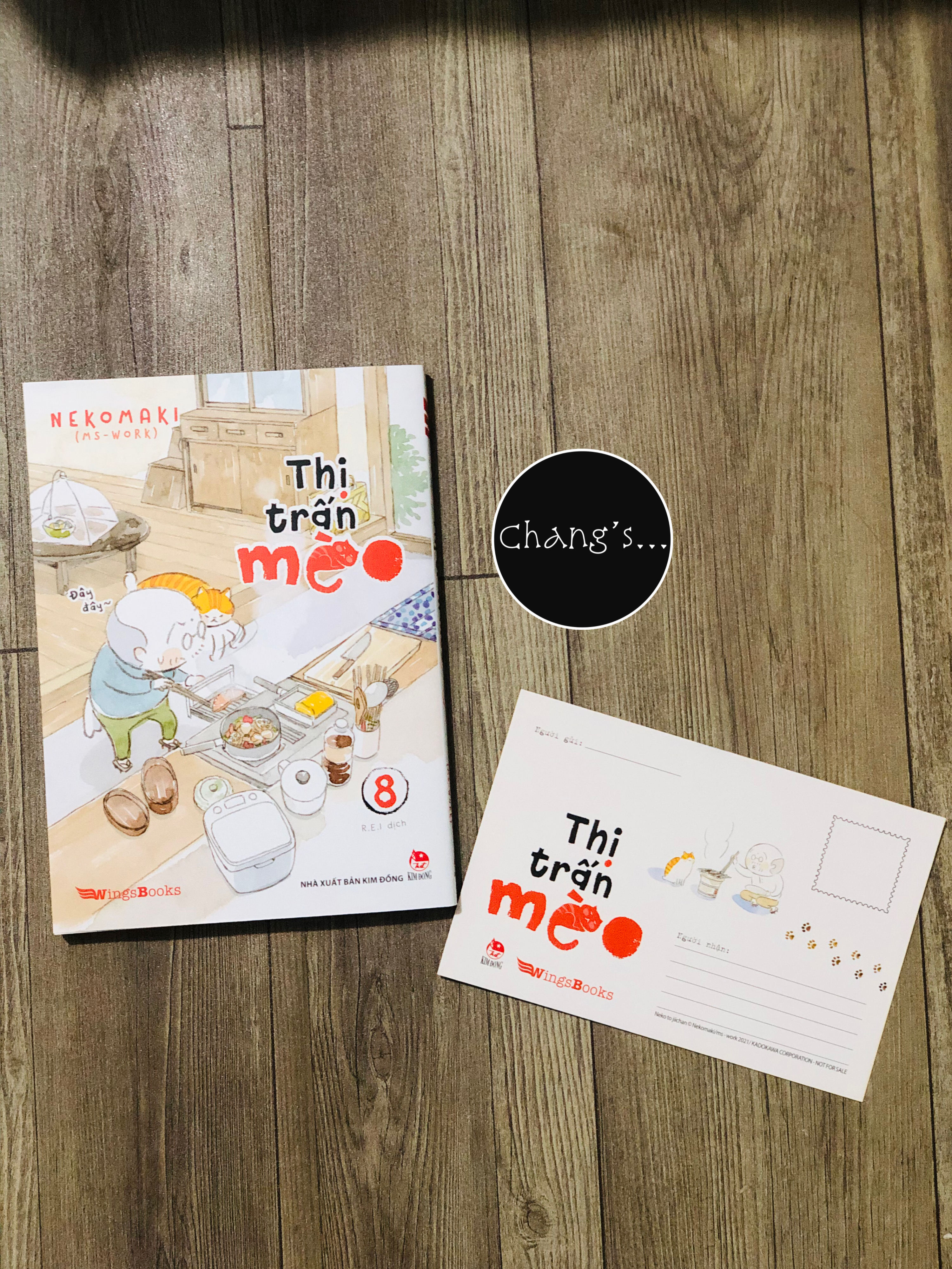 Thị trấn mèo tập 8 kèm Postcard
