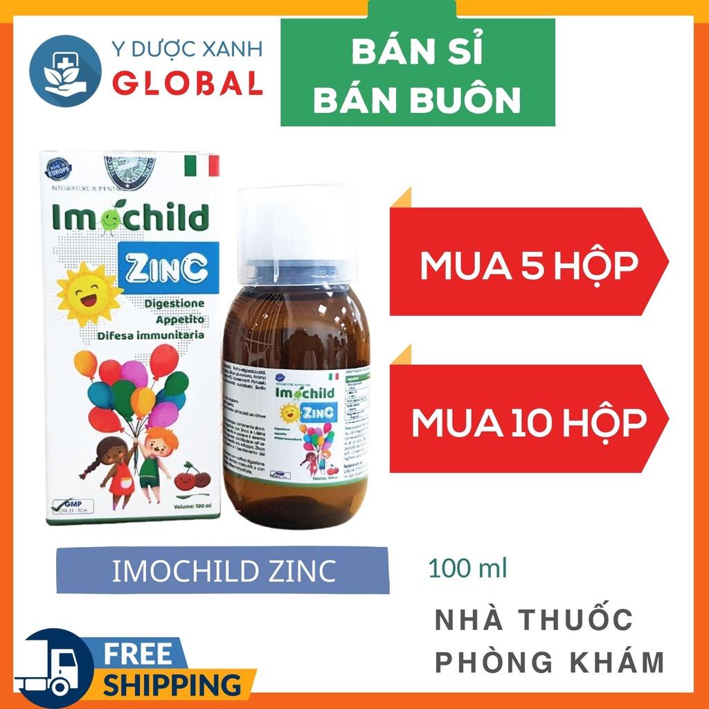 IMOCHILD ZINC, 100ml, Siro tăng đề kháng, ăn ngon cho bé của Ý - Y Dược Xanh