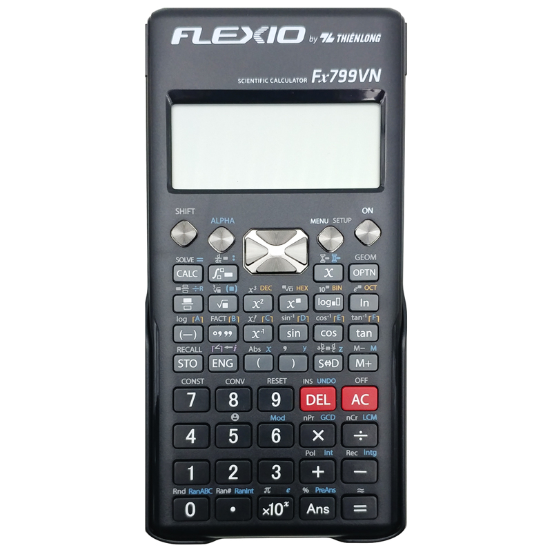 Máy Tính Khoa Học Flexio - Thiên Long Fx799VN - Màu Đen
