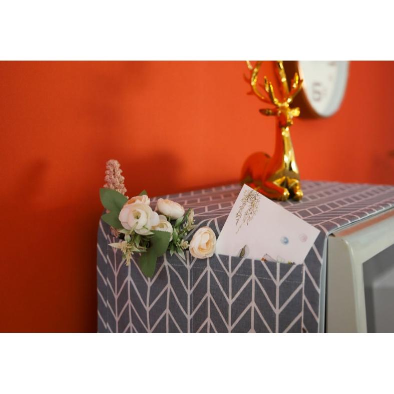Tấm Phủ Lò Vi Sóng, Khăn Phủ Lò Vi Sóng, Vải Cotton Kích Thước 30x90 cm