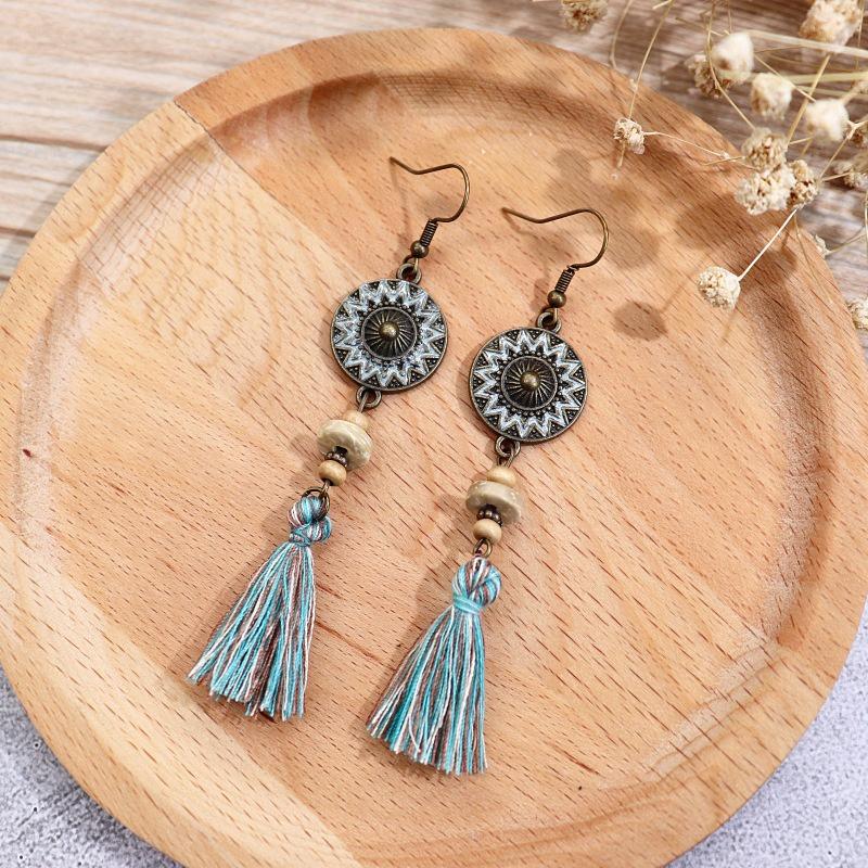 Bông tai Bohemian độc đáo, hoa tai