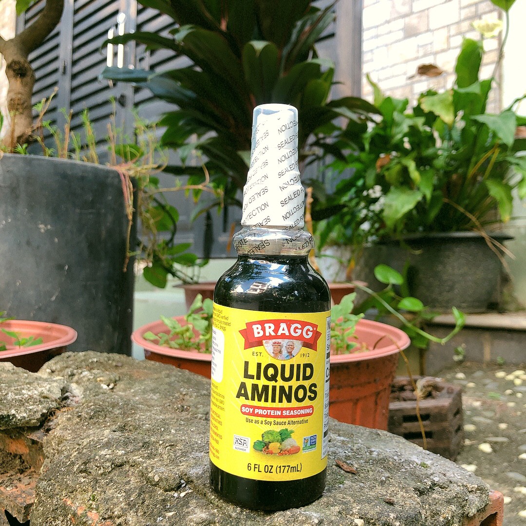 CHẾ PHẨM GIẢI ĐỘ CÂY TRỒNG, NƯỚC TƯƠNG KHÔNG BIẾN ĐỔI GIEN BRAGG LIQUID AMINOS