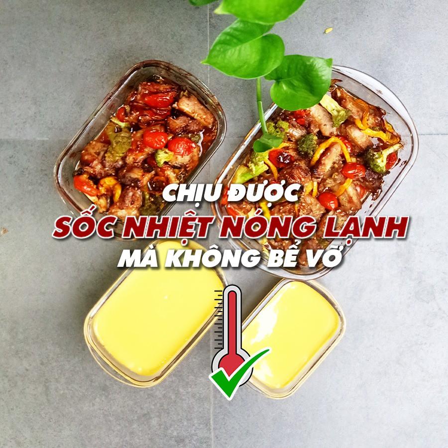 Khay nướng thủy tinh chịu nhiệt 250ml-400ml-700ml-1L