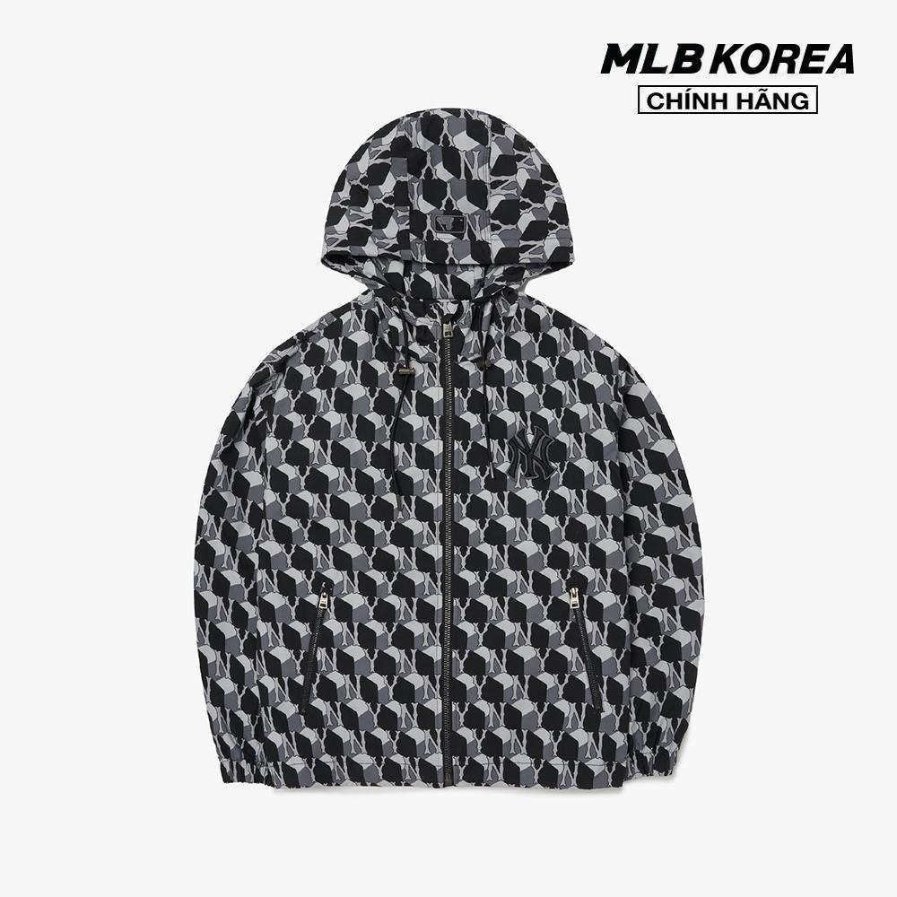 MLB - Áo khoác phối mũ Cube Monogram All Over 3AWJM5324