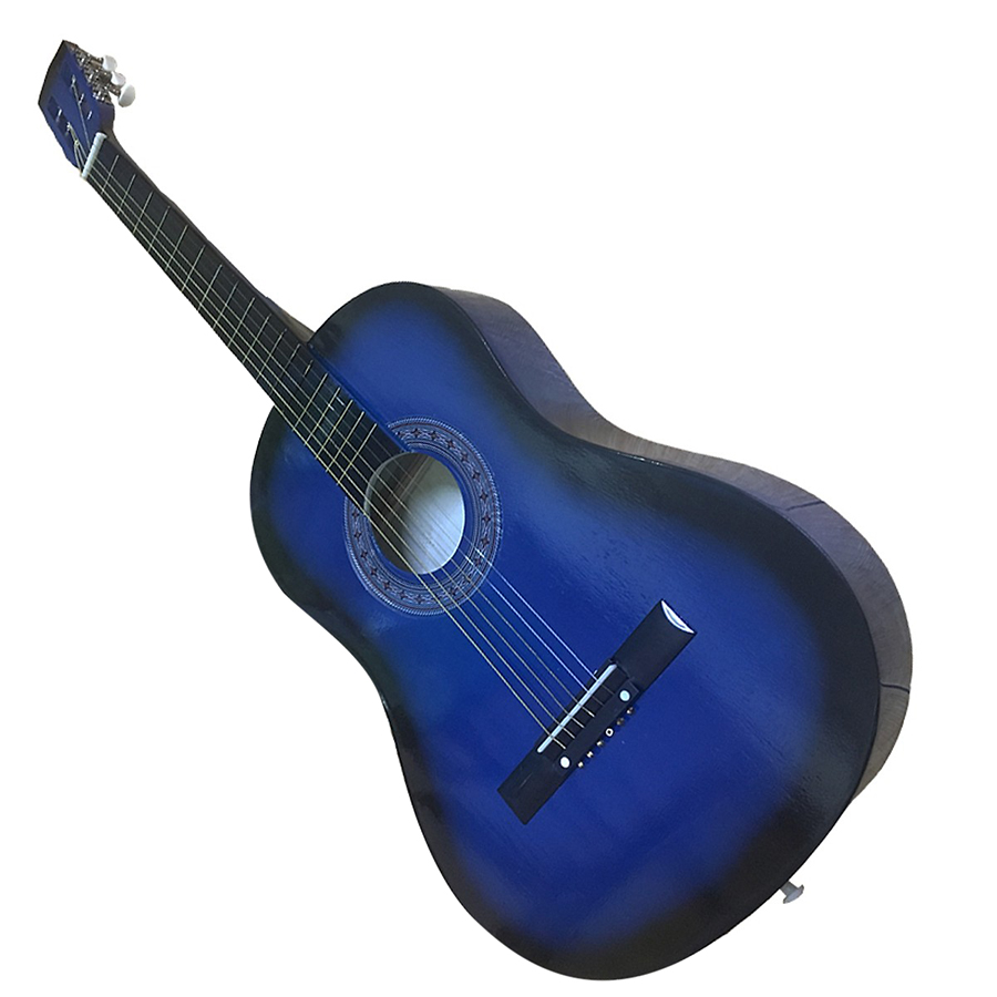 Đàn Guitar acoustic màu xanh dương dáng D